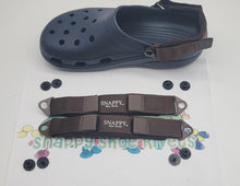 Load image into Gallery viewer, Snappy Shoe Rivets Kid Size adjustable Replacement Straps for Croc ClogsC12 to M7