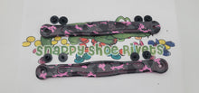 Load image into Gallery viewer, Snappy Shoe Rivets - Replacement Straps for Clogs (White/Red/Yellow/Blue/Pink Camo) - Variety of Colors - Bonus 4 Rivets