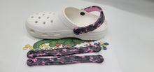 Load image into Gallery viewer, Snappy Shoe Rivets - Replacement Straps for Clogs (White/Red/Yellow/Blue/Pink Camo) - Variety of Colors - Bonus 4 Rivets