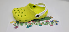 Load image into Gallery viewer, Snappy Shoe Rivets Kid Size Replacement Straps for Croc Clogs also built in Charm Holder and Bonus Rivets
