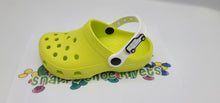 Load image into Gallery viewer, Snappy Shoe Rivets Kid Size Replacement Straps for Croc Clogs also built in Charm Holder and Bonus Rivets