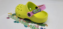 Load image into Gallery viewer, Snappy Shoe Rivets Kid Size Replacement Straps for Croc Clogs also built in Charm Holder and Bonus Rivets