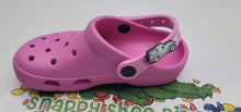 Load image into Gallery viewer, Snappy Shoe Rivets Kid Size Replacement Straps for Croc Clogs also built in Charm Holder and Bonus Rivets