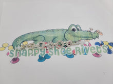 Load image into Gallery viewer, Shoe Charm Chains ROUND STONES SILVER #B7 fits your croc shoes