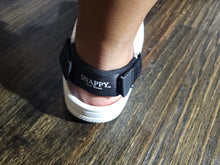 Load image into Gallery viewer, Black Comfort Relax fit Heel Straps for Clog Shoes with 4 Rivets!