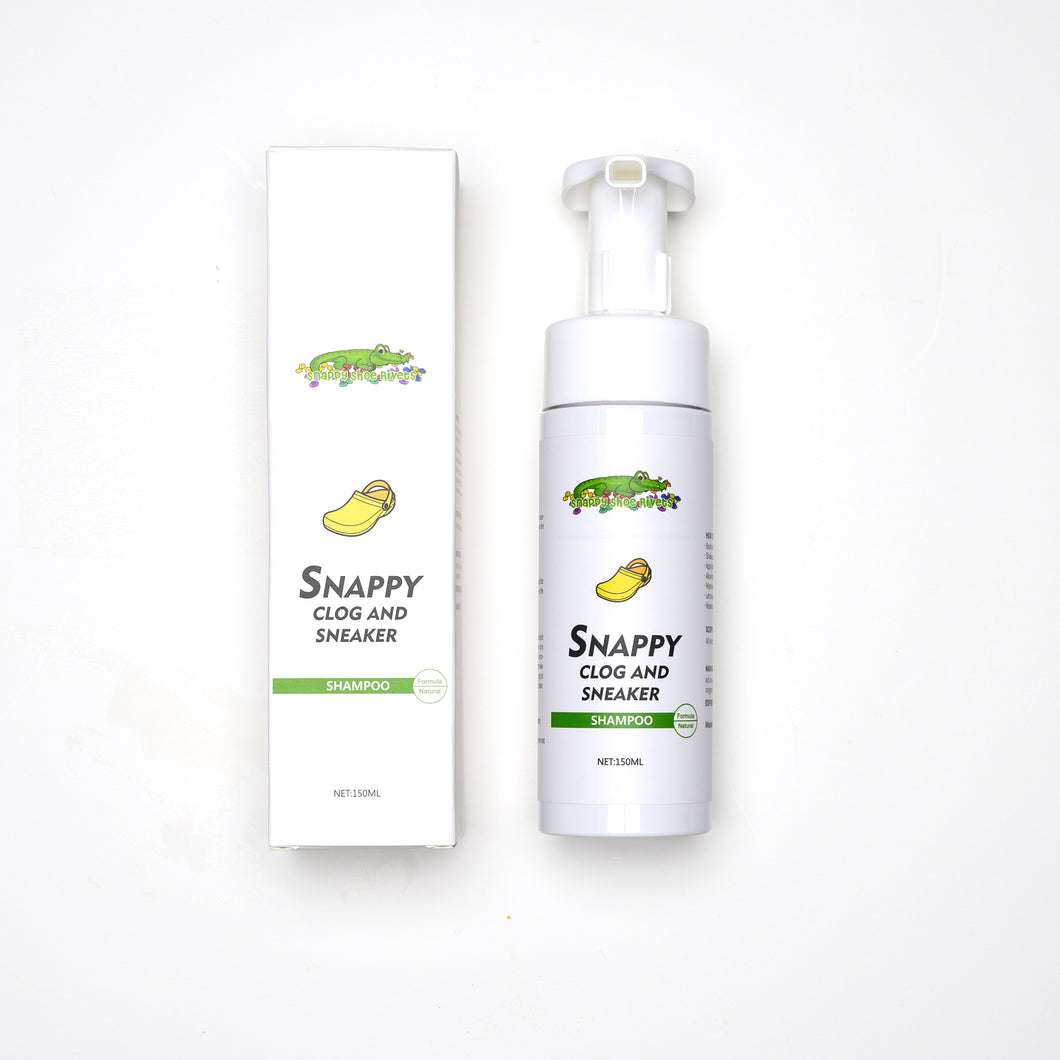 Snappy Shoe Rivets Shoe Shampoo - Ultimate Care for Clogs, Eva Rubber, Plastic, and Leather Shoes
