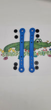 Load image into Gallery viewer, Snappy Shoe Rivets Kid Size Replacement Straps for Croc Clogs also built in Charm Holder and Bonus Rivets
