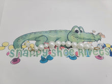 Load image into Gallery viewer, Shoe Charm Chains ROUND PEARL LIKE CHAIN #B10 fits your croc shoes
