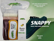 Load image into Gallery viewer, Snappy Shoe Rivets Shoe Cleaner Kit - 6-Piece Set for Clogs, Sneakers, and Leather Shoes
