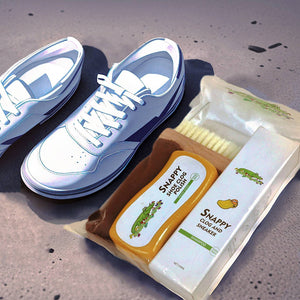 Snappy Shoe Rivets Shoe Cleaner Kit - 6-Piece Set for Clogs, Sneakers, and Leather Shoes