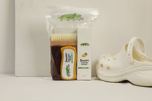 Snappy Shoe Rivets Shoe Cleaner Kit - 6-Piece Set for Clogs, Sneakers, and Leather Shoes