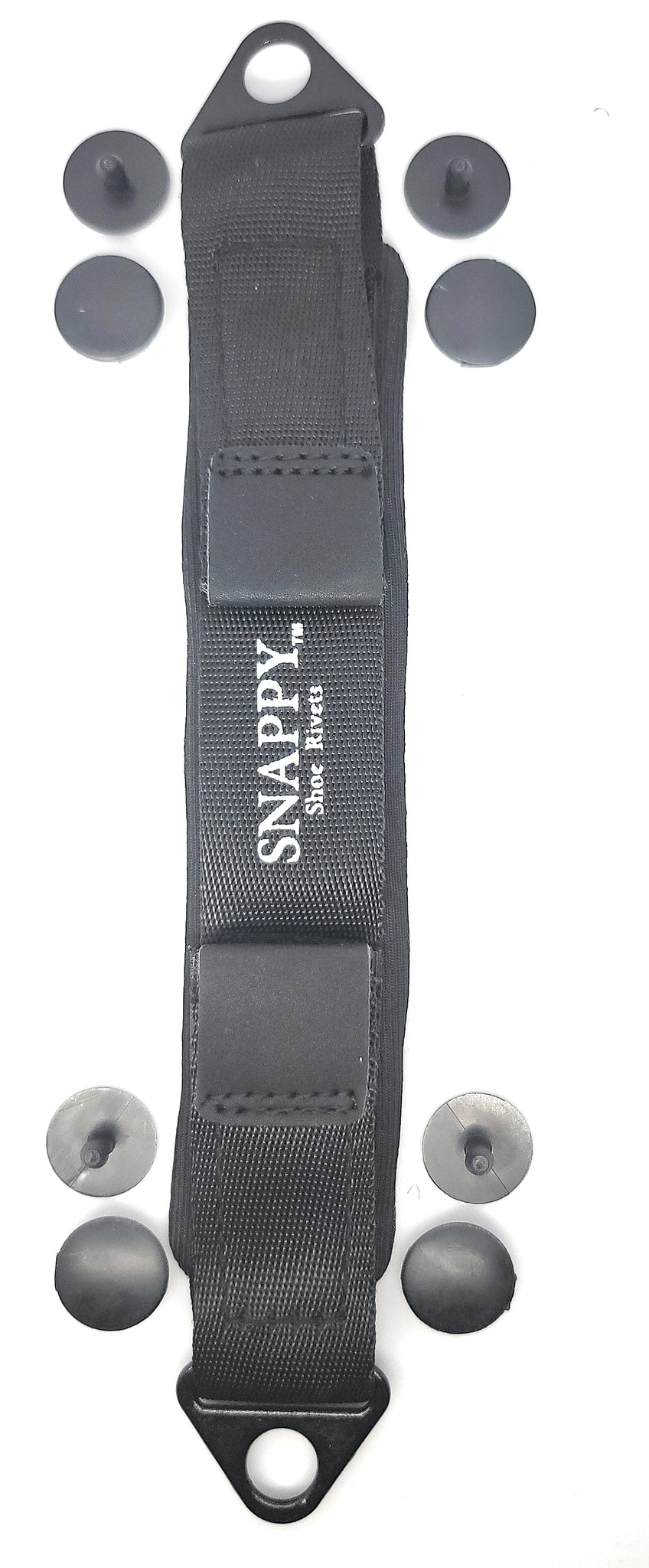 Snappy Replacement Heel Straps Black for Clog Shoes 9.5 inches long