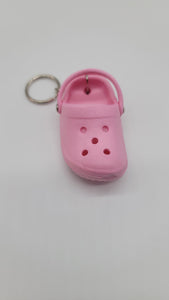 Snappy clog key chain with COLORFUL chain