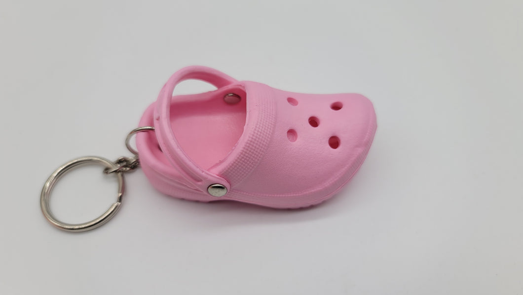 Snappy clog key chain with COLORFUL chain