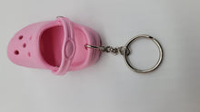 Load image into Gallery viewer, Snappy clog key chain with COLORFUL chain
