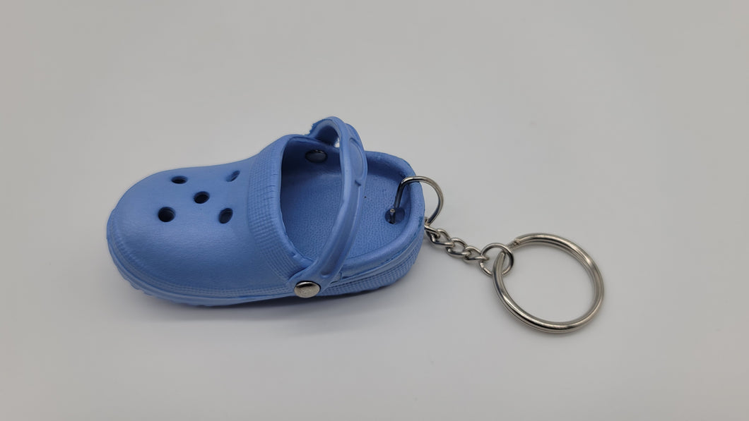 Snappy clog key chain with COLORFUL chain