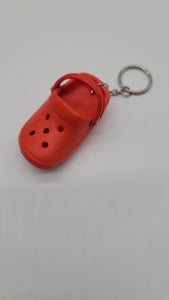 Snappy clog key chain with COLORFUL chain