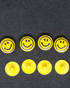 Snappy Shoe Rivets Happy Face